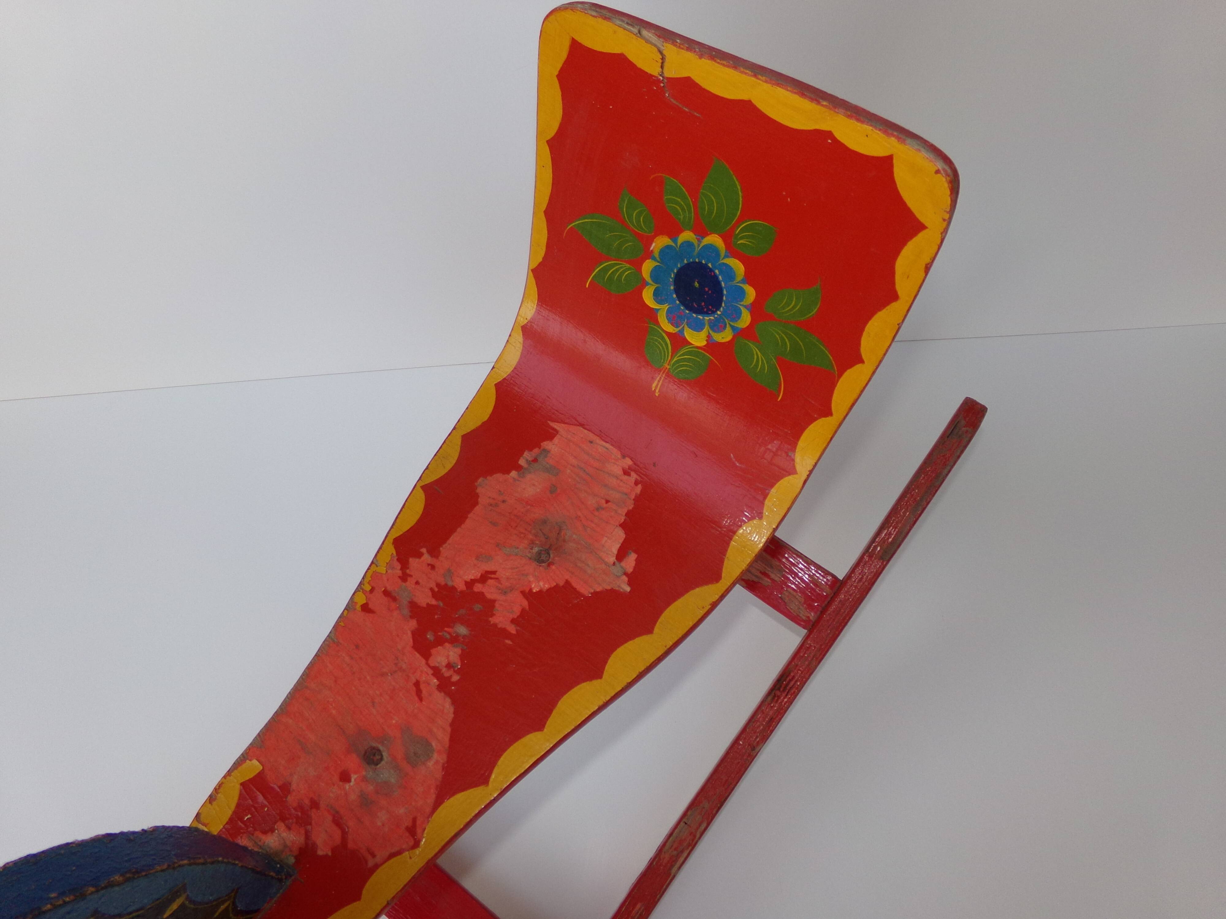 Horse rocking Russian