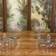 Pair of large blown glass drapes of the nineteenth century