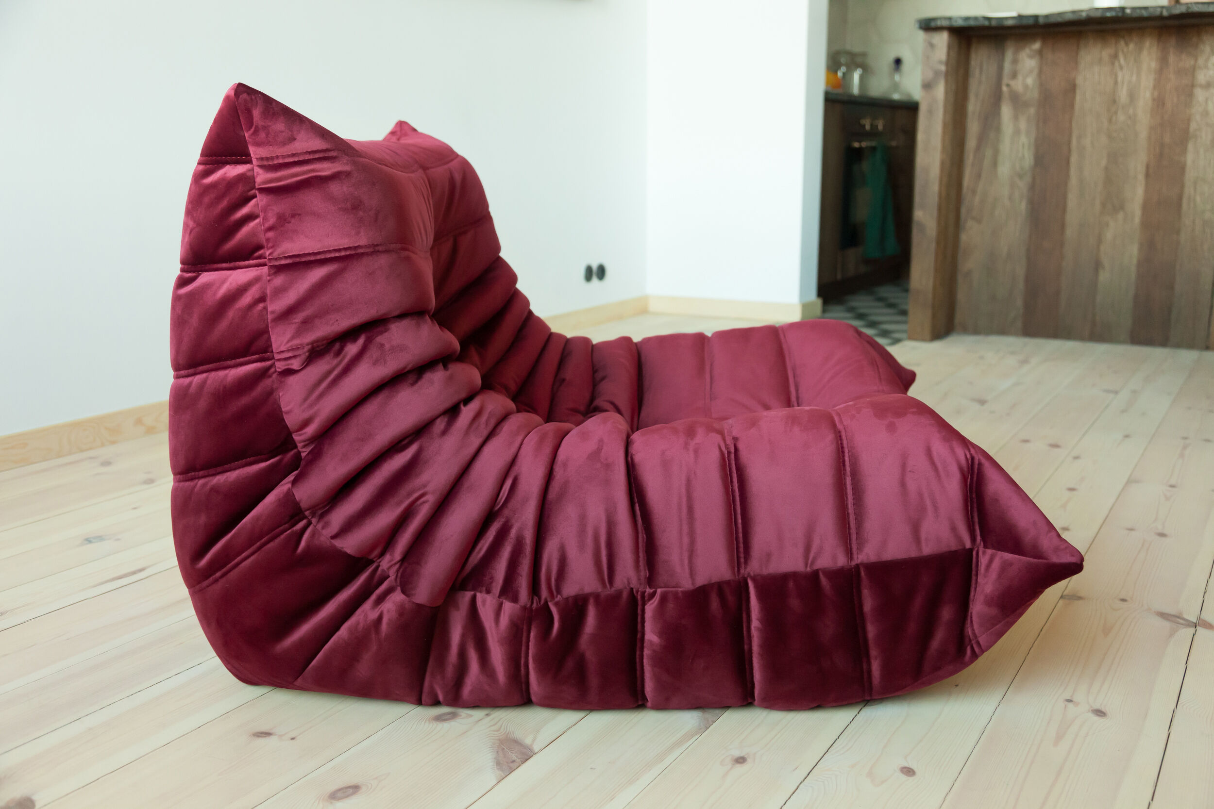 Togo armchair and footstool model designed by Michel Ducaroy 1973
