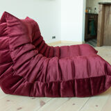 Togo armchair and footstool model designed by Michel Ducaroy 1973