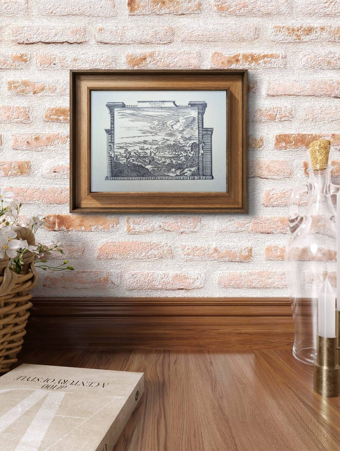 Printed in 1970, Marseille, Bouches-du-Rhône. Original vintage.