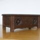 Old carved wooden box