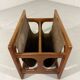 Salin Møbler teak & leather magazine holder Denmark 1960’s