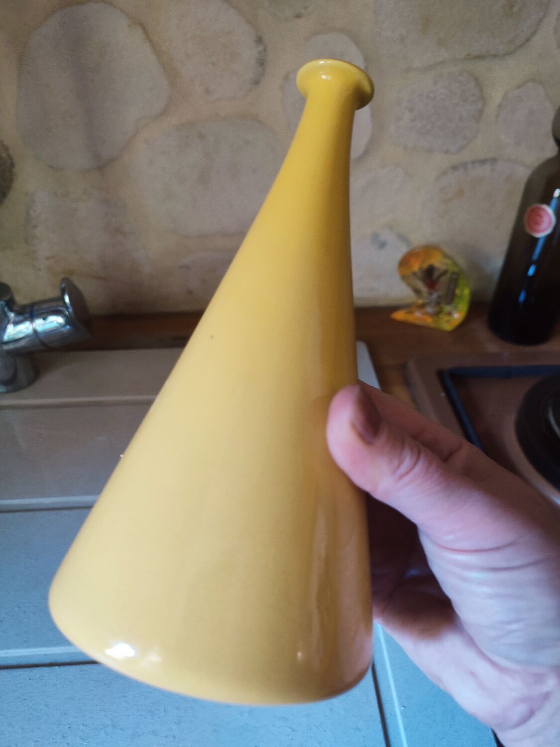 Vase en faïence