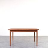 Mid-Century Danish Extendable Teak Dining Table from Rogenstrup Möbelfabrik
