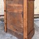 Small workshop cabinet with four drawers, mahogany finish and lined interiors.