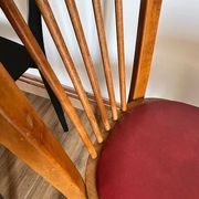 Set of 4 mismatched chairs