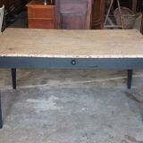 Table de ferme ancienne 2 tiroirs, 1m45