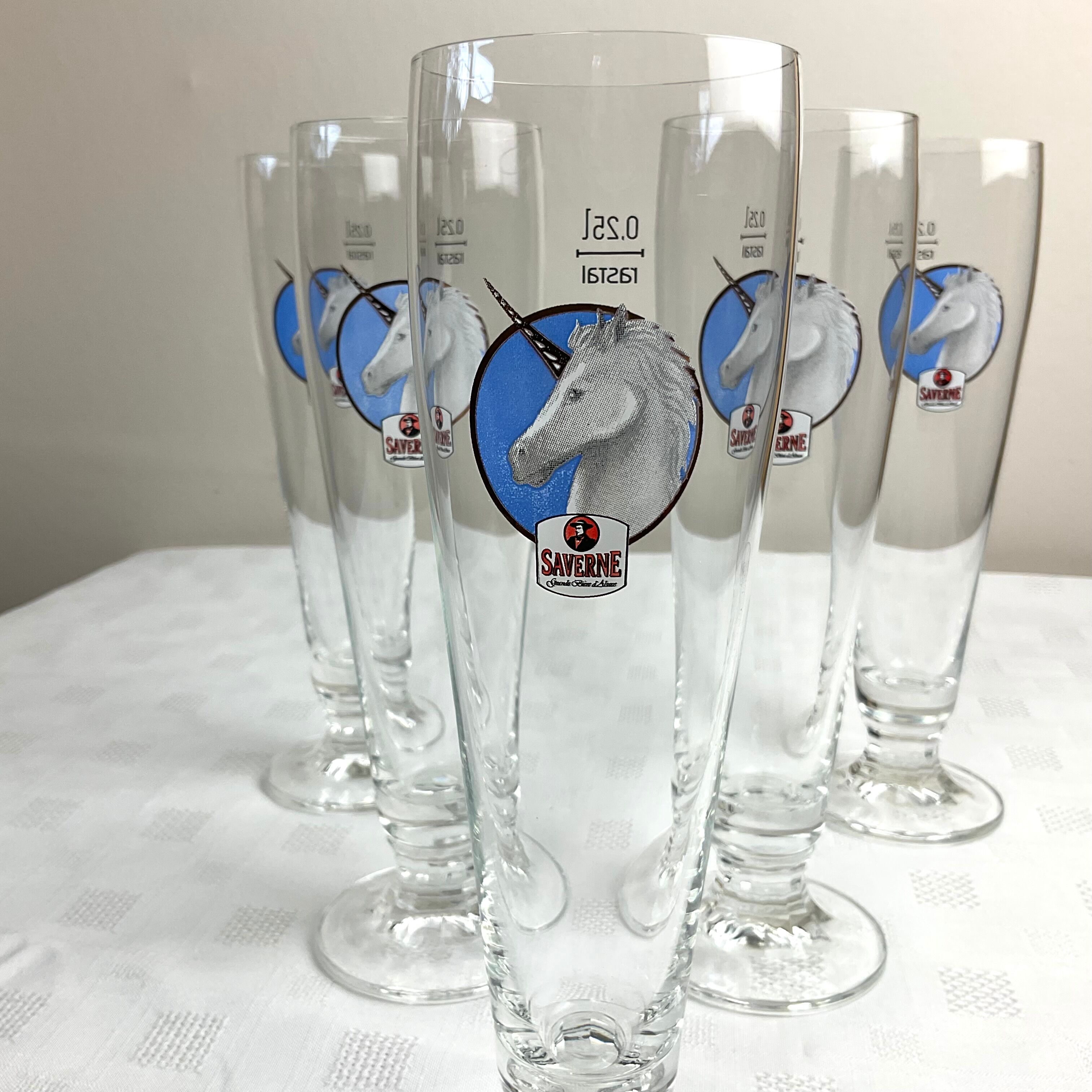 Beer glasses La Licorne Saverne