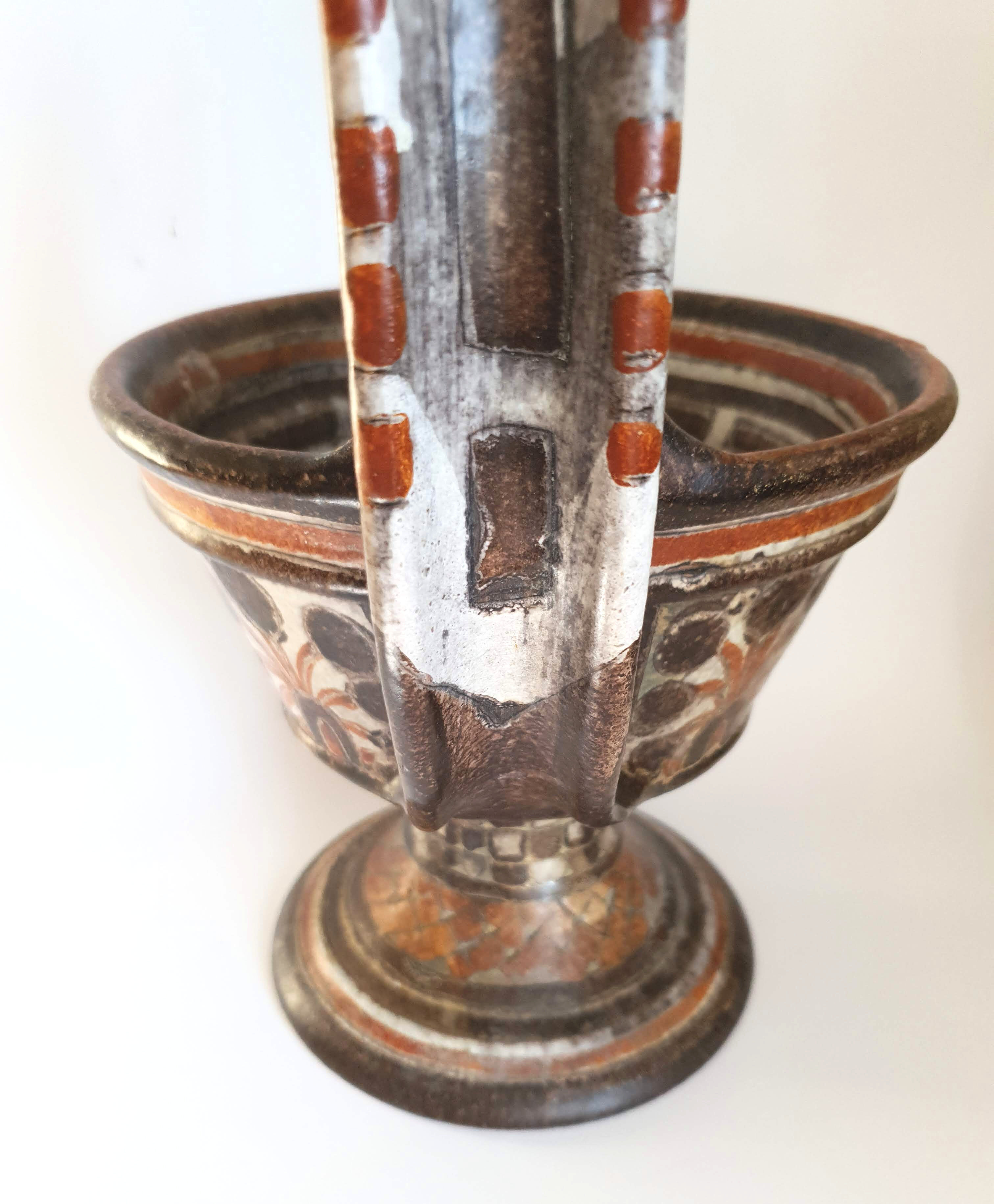 Ceramic candle holder, Italica Art, 50/60s