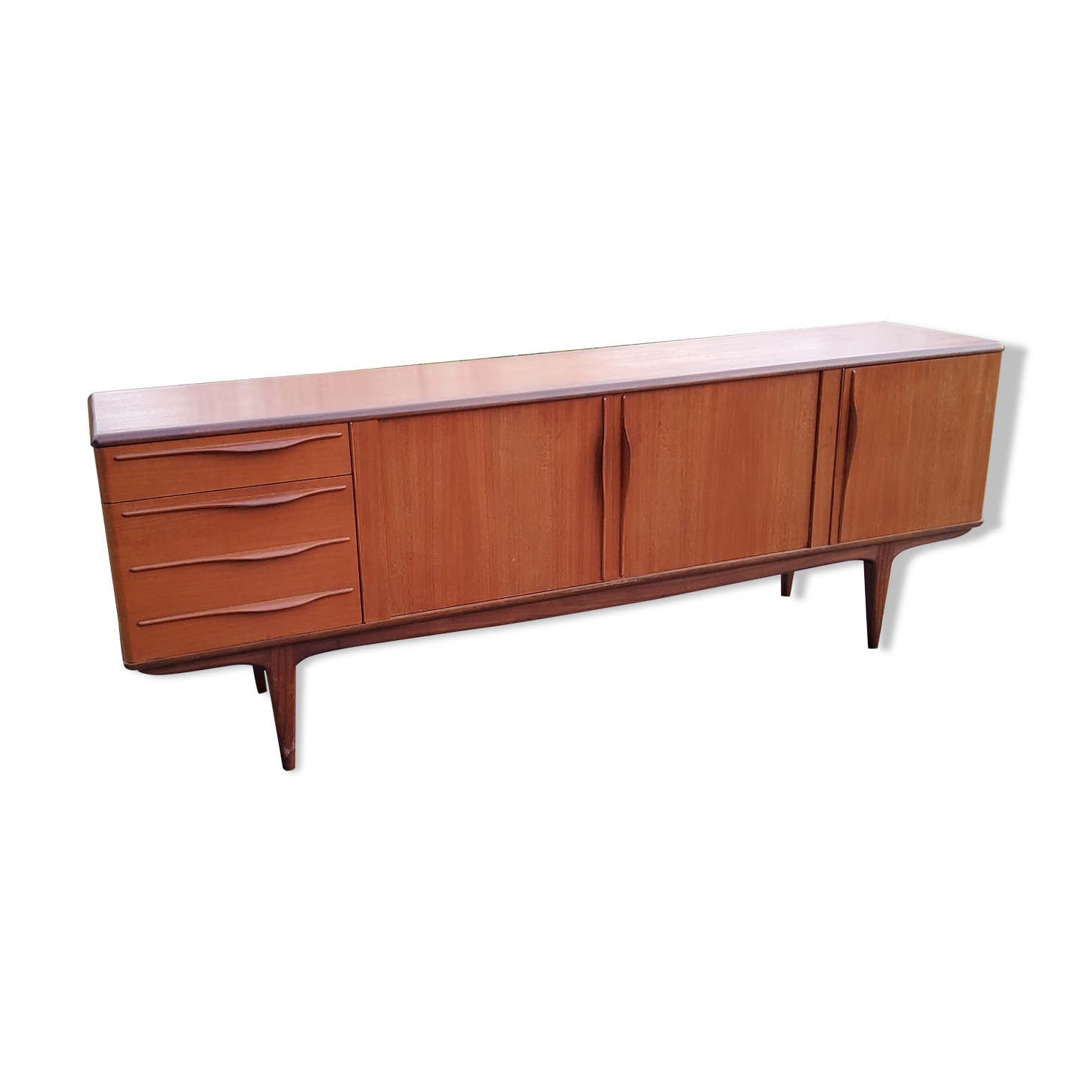 Scandinavian teak line buffet