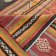 6x12 Long Wide Red Striped Kilim Rug,  190x356Cm