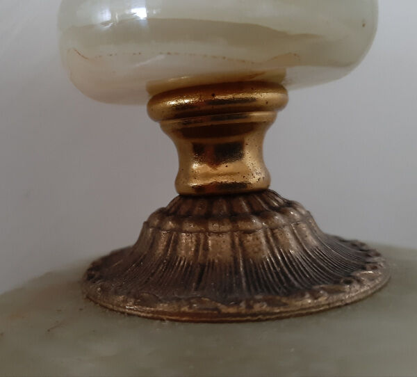 Onyx marble lamp foot 1960