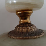 Onyx marble lamp foot 1960