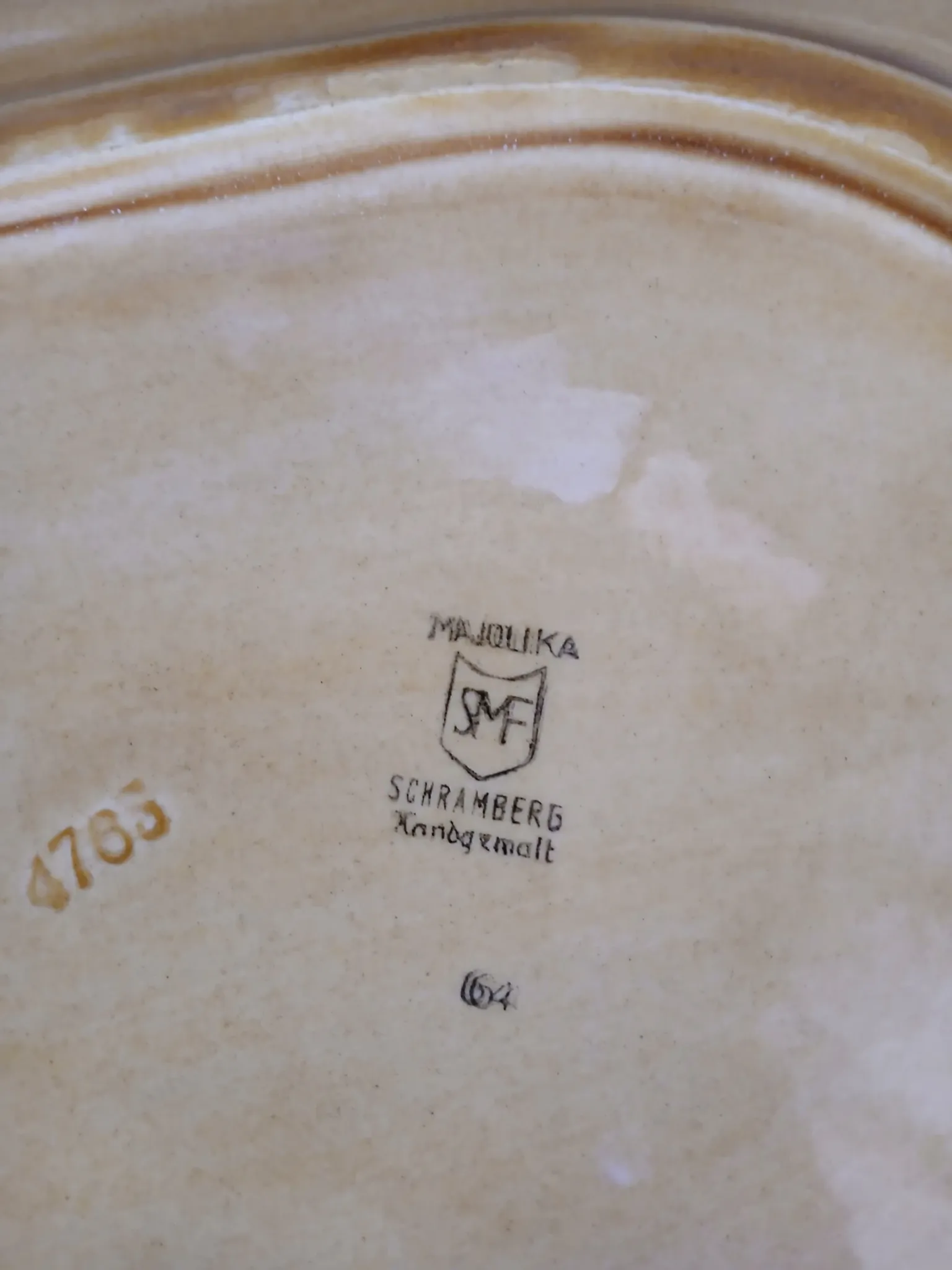 Old slipware plate