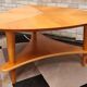 Scandinavian table spindle feet very good stability; trace of light wear on tray 84x44