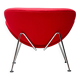 Mid-century modern chair with red and orange slices by Pierre Paulin