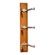 Porte manteau art déco bois et fer blanc