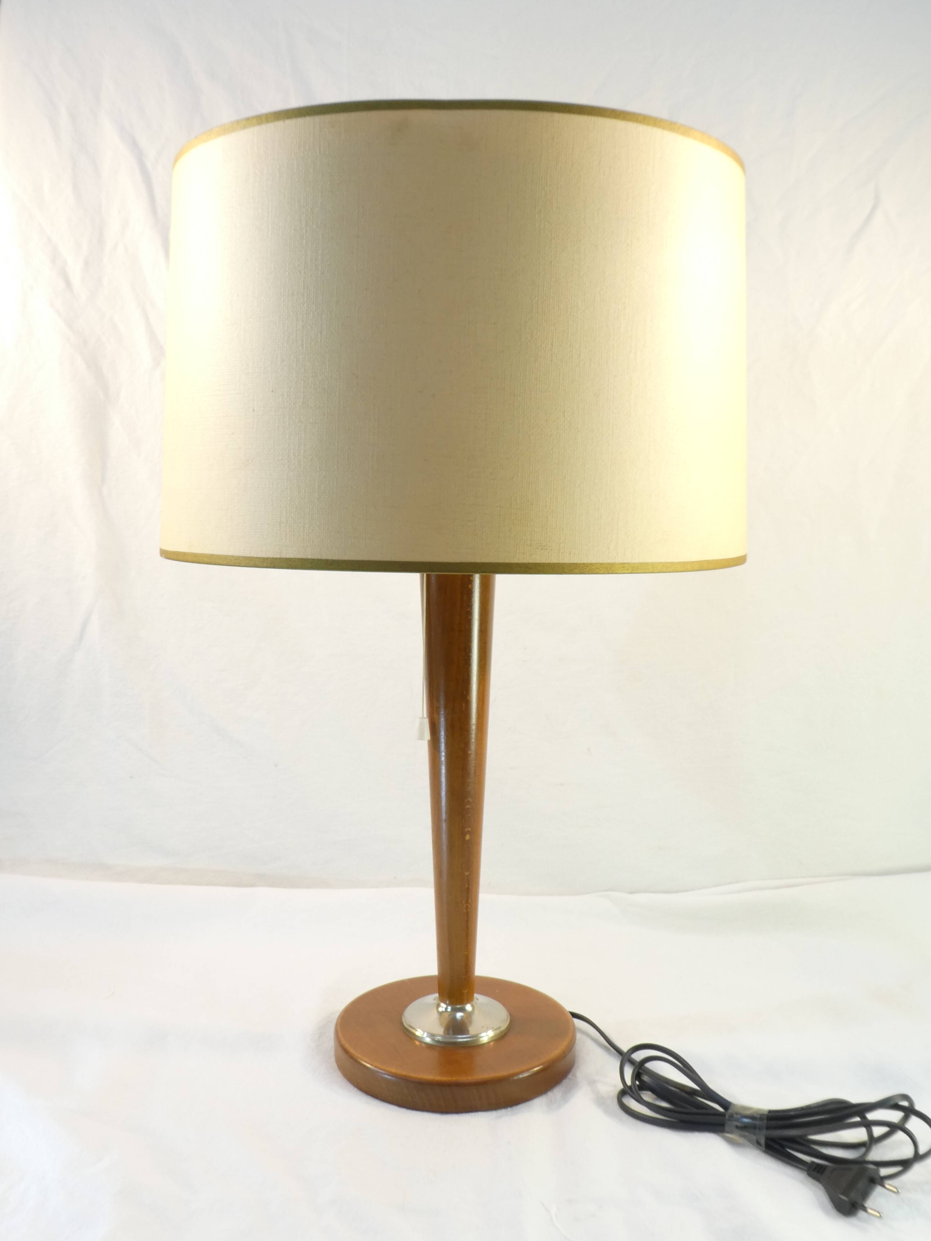 Mazda style lum desk lamp in box and chrome metal