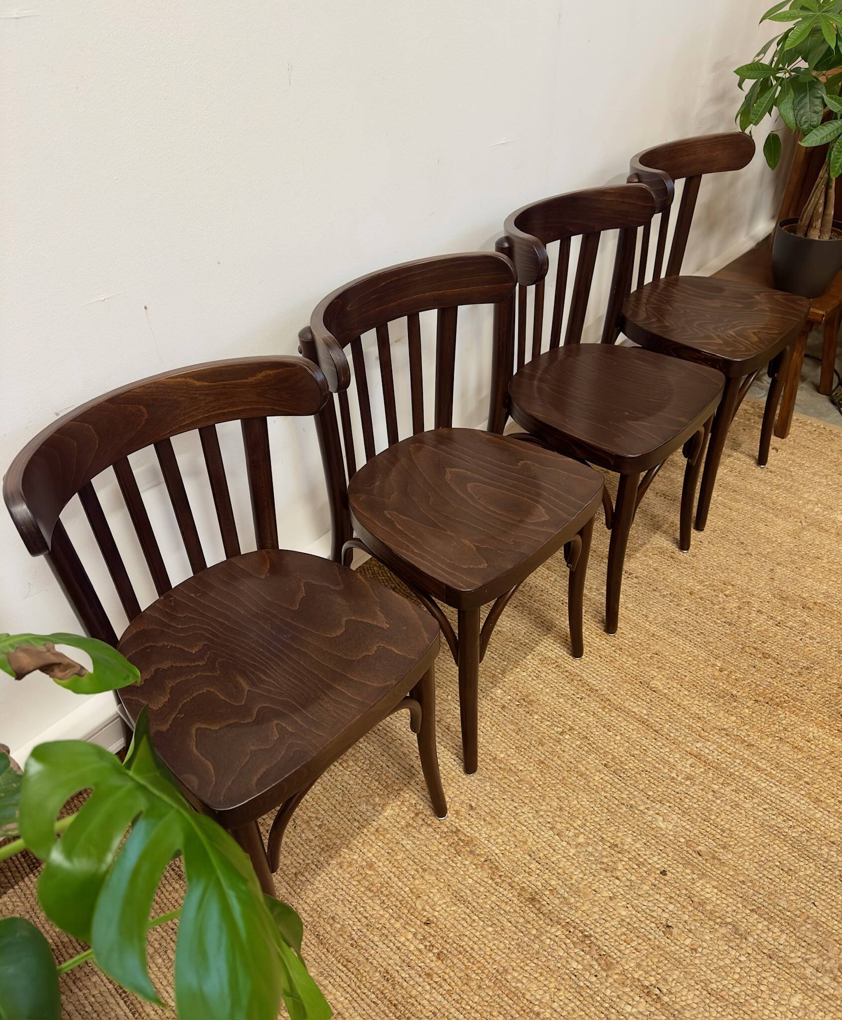 4 bentwood bistro chairs – Baumann style