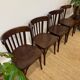 4 bentwood bistro chairs – Baumann style
