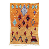 Moroccan Orange Boujad rug in wool