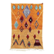 Moroccan Orange Boujad rug in wool