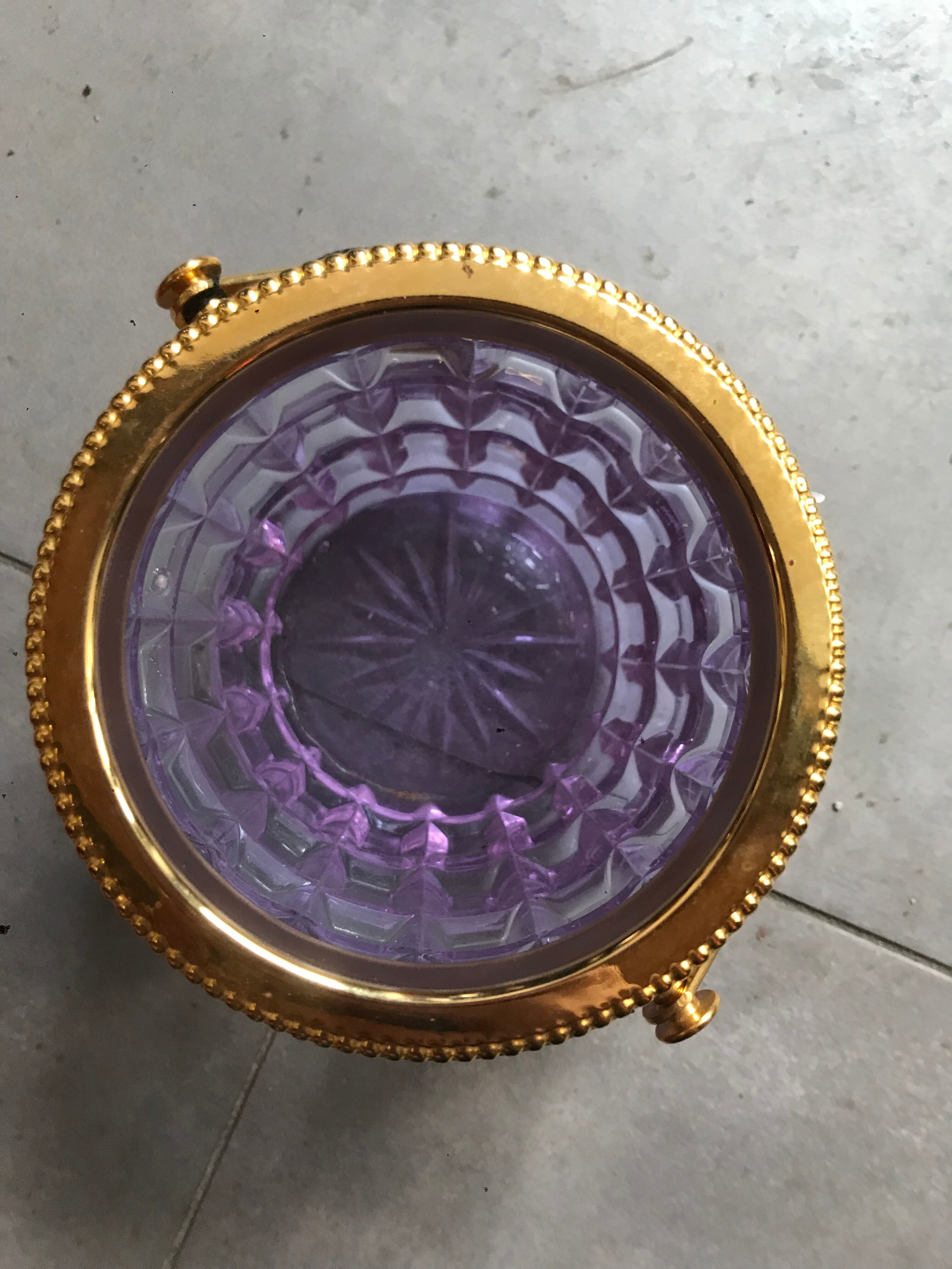 Glass champagne bucket