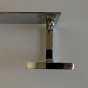 patère de salle de bain chrome art déco 1950