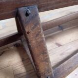 Vintage brutalist tripod high stool, 1950s