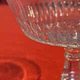 5 crystal champagne glasses