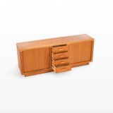Tambour door sideboard by Johannes Andersen for C.F.C. Silkeborg, Denmark
