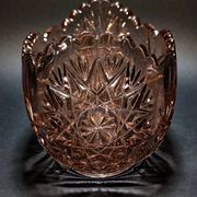 Vintage coupe in Depression Glass (Rosaline Glass)