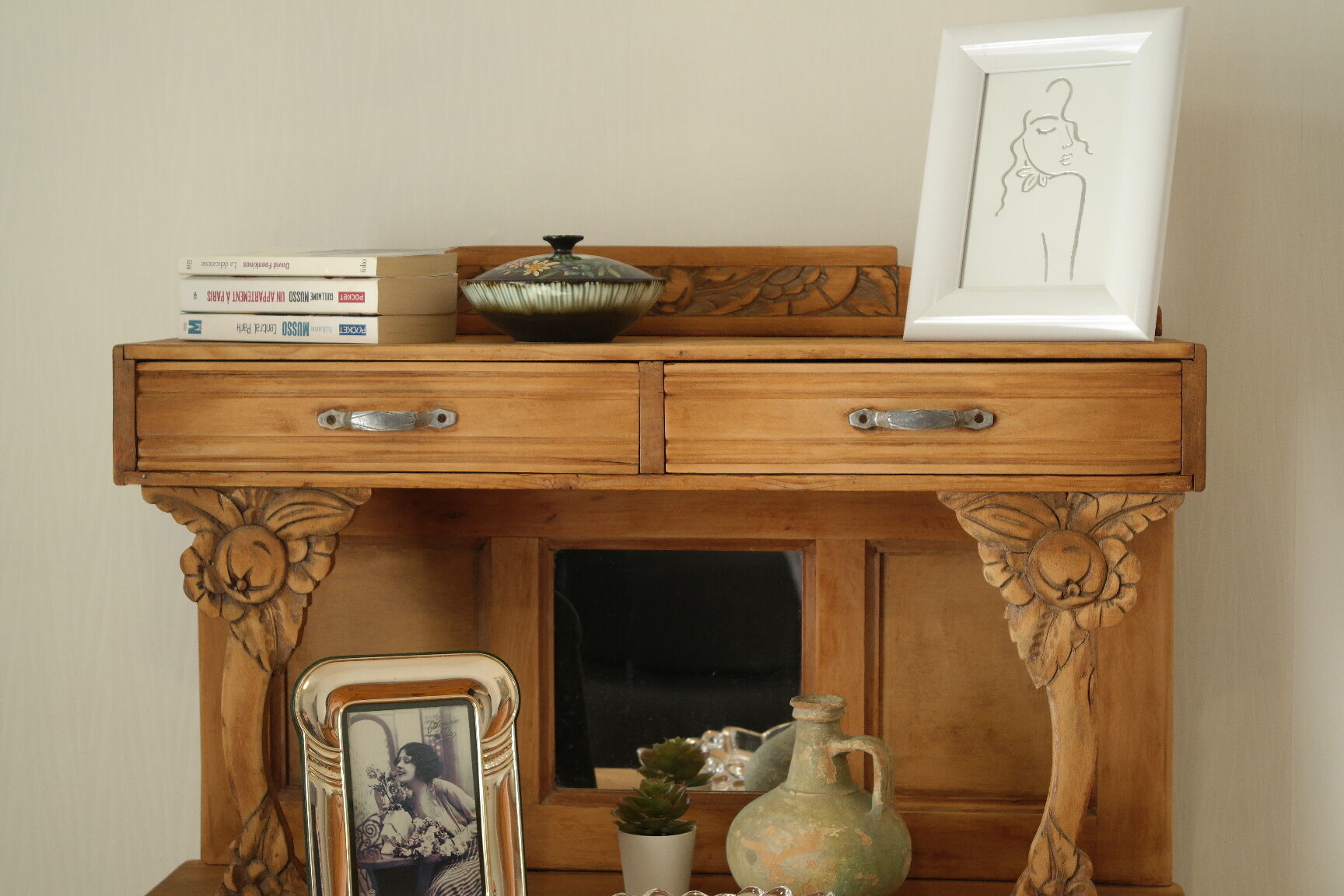 Carved wooden sideboard 20/30s