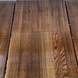 Rectangular Scandinavian butterfly table in solid wood