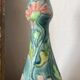 Antique Art Nouveau vase 20 cm