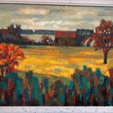 Autumn landscape signed Godelier