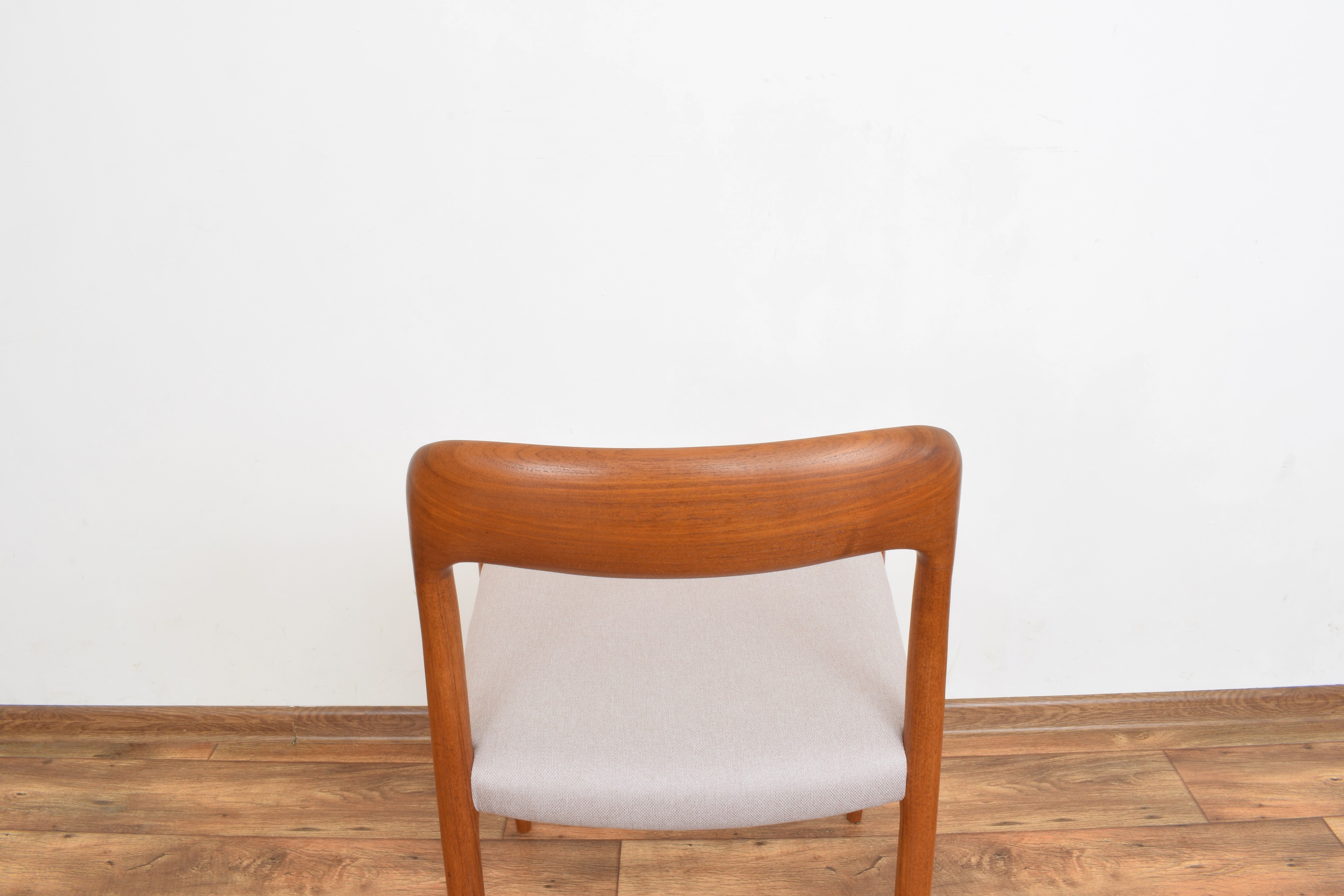 Danish Teak Dining Chair Model 75 by Niels Otto Møller for J.L. Møllers, 1960s, Set of 6.