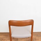 Danish Teak Dining Chair Model 75 by Niels Otto Møller for J.L. Møllers, 1960s, Set of 6.
