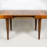 Walnut folding dining table by Jindrich Halabala for UP Zavody, 1940s