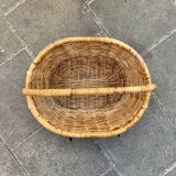 Vintage Wicker Bicycle Basket