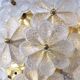 Ernst Palme crystal flower lamp, 1970s