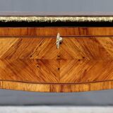 Petite table de salon en bois précieux, style louis xv – 1re partie xixe