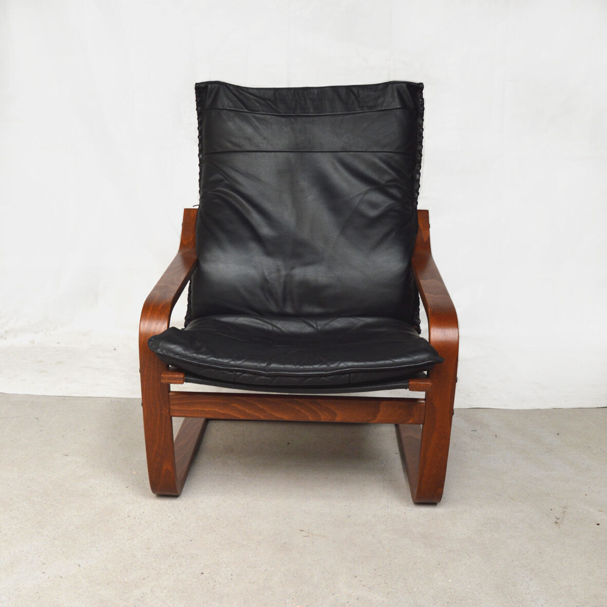 Armchair Poang unique model leather