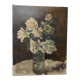 Huile sur toile bouquet de fleurs XXe siècle