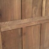 Art Deco cabinet in solid walnut