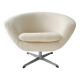 Swivel shell armchair, star legs Denmark 1960/1970