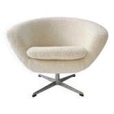 Swivel shell armchair, star legs Denmark 1960/1970