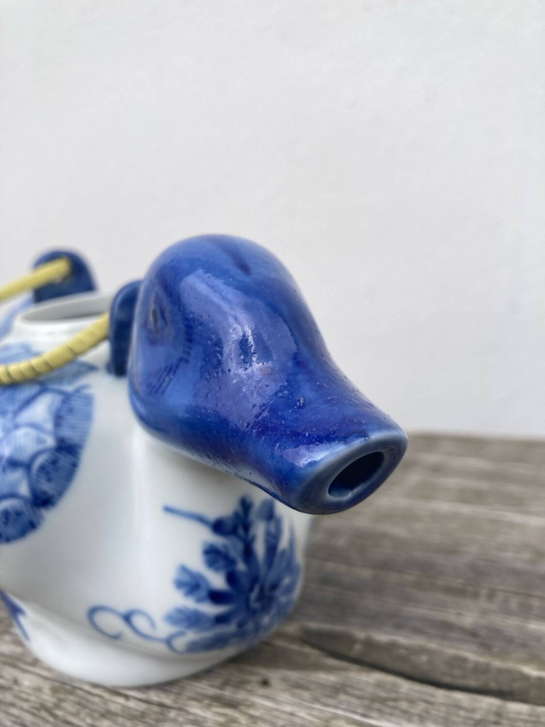 Chinese blue duck teapot