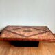 1970s Elm Burl Bar Coffee Table